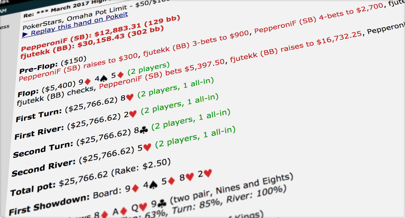 Sit&Go + MTT Hand Histories available for Free! *Limited Time