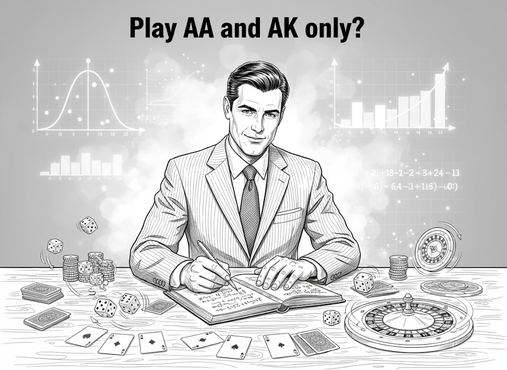 Play AA and AK in Texas Hold’em only