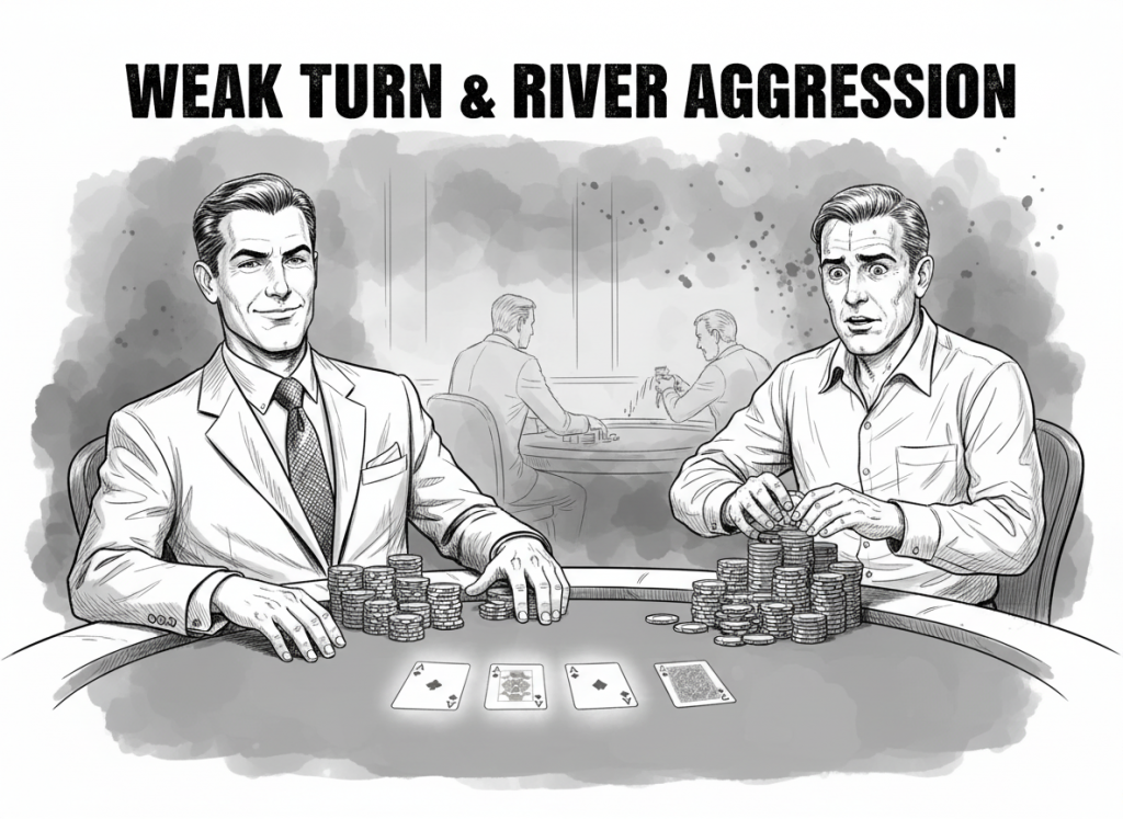 Exploiting Weak Turn & River Aggression