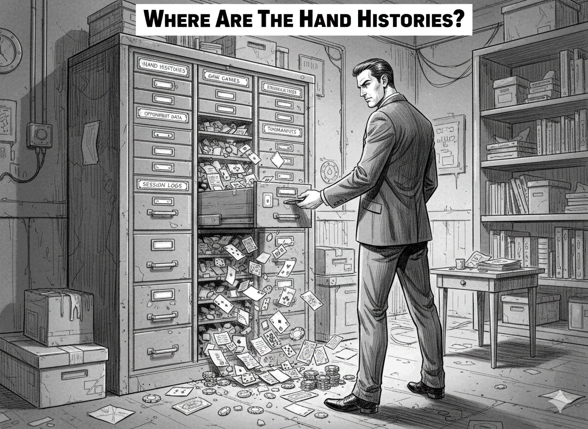 Where are 888Poker Hand Histories saved