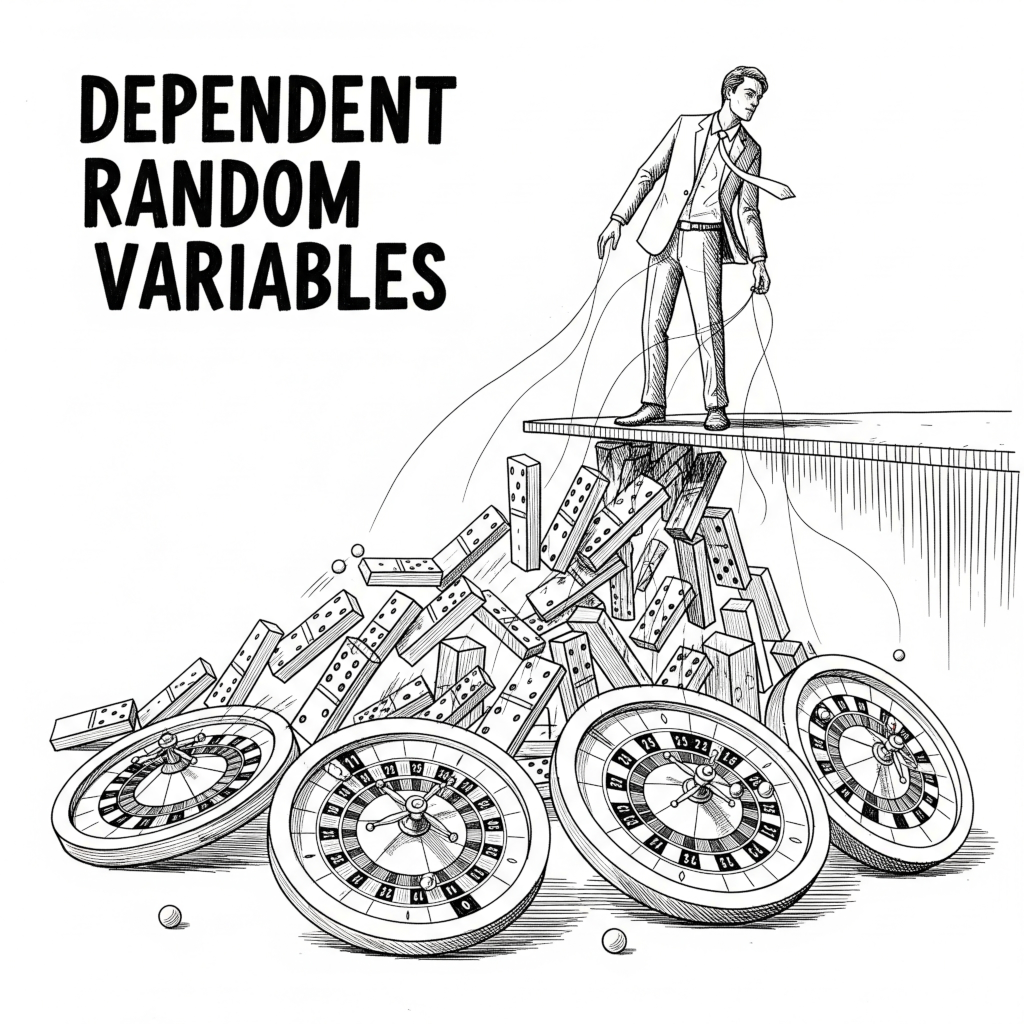 Dependent Random Variables in Poker